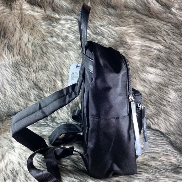 BLACK Nylon Medium Backpack - Picture 3 of 7